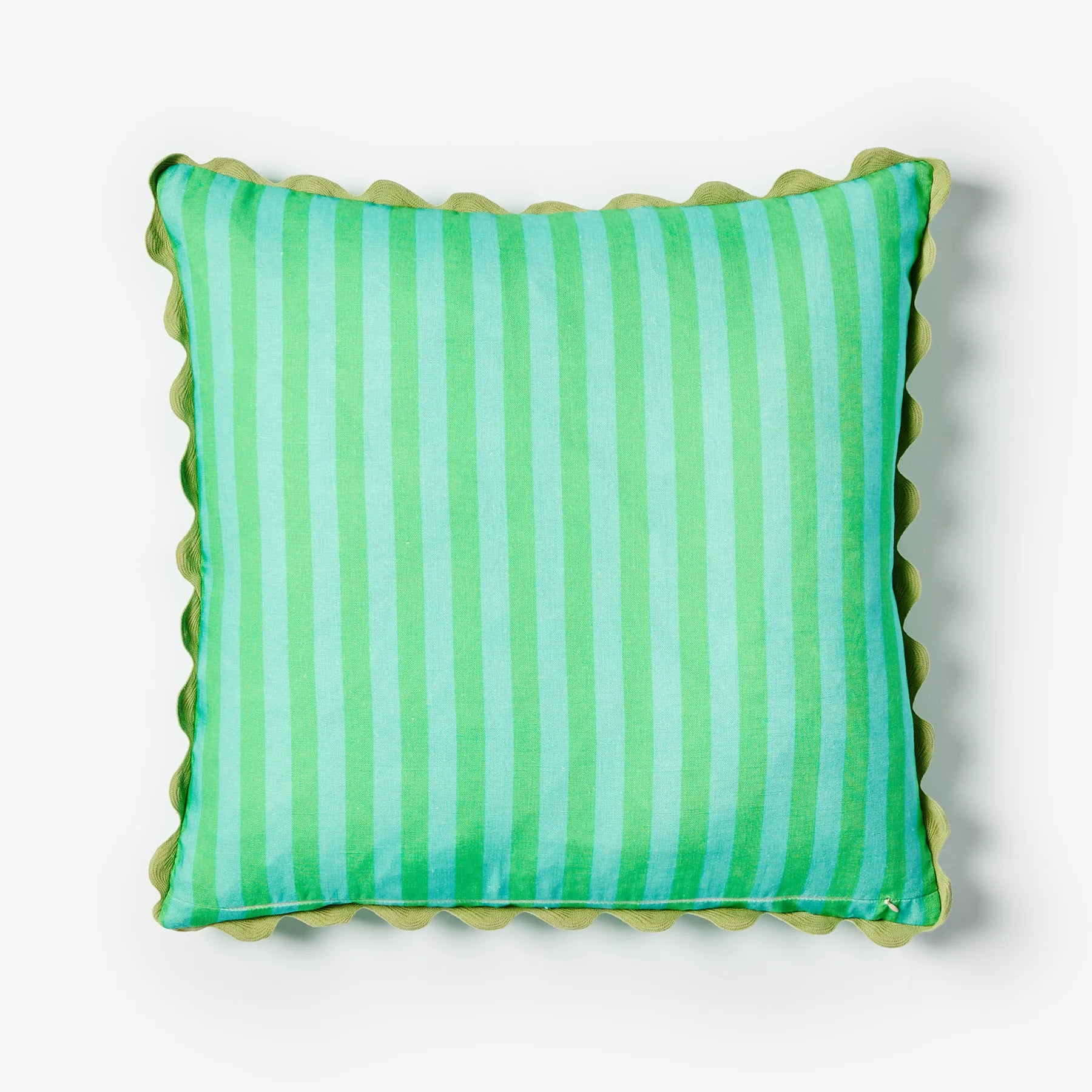 Thin Stripe Jade Cushion 60x60cm