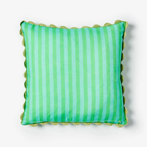 Thin Stripe Jade Cushion 60x60cm