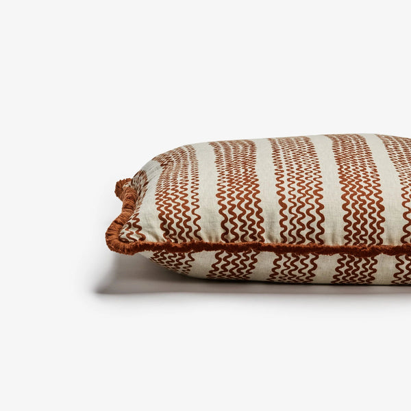 Mini Waves Cushion Cocoa