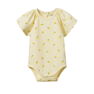 Faye Bodysuit Little Lemon Cream Print