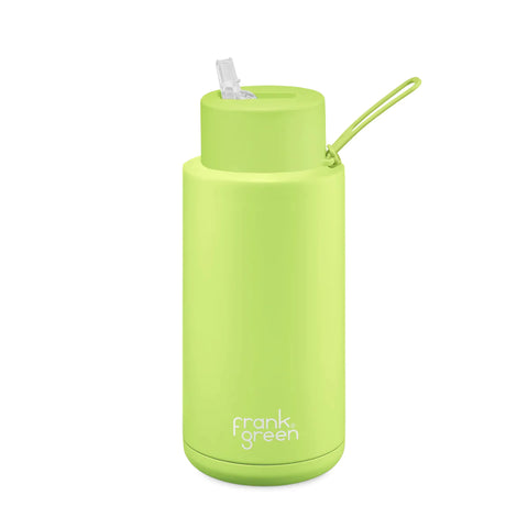 Ceramic Reusable Bottle 1L Pistachio Green Limited Edition