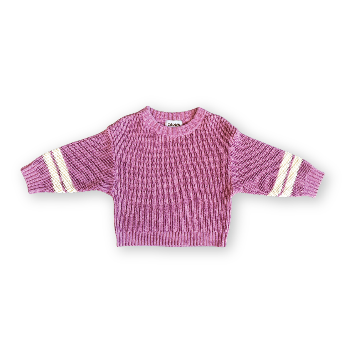 Chunky Rib Pullover Raspberry