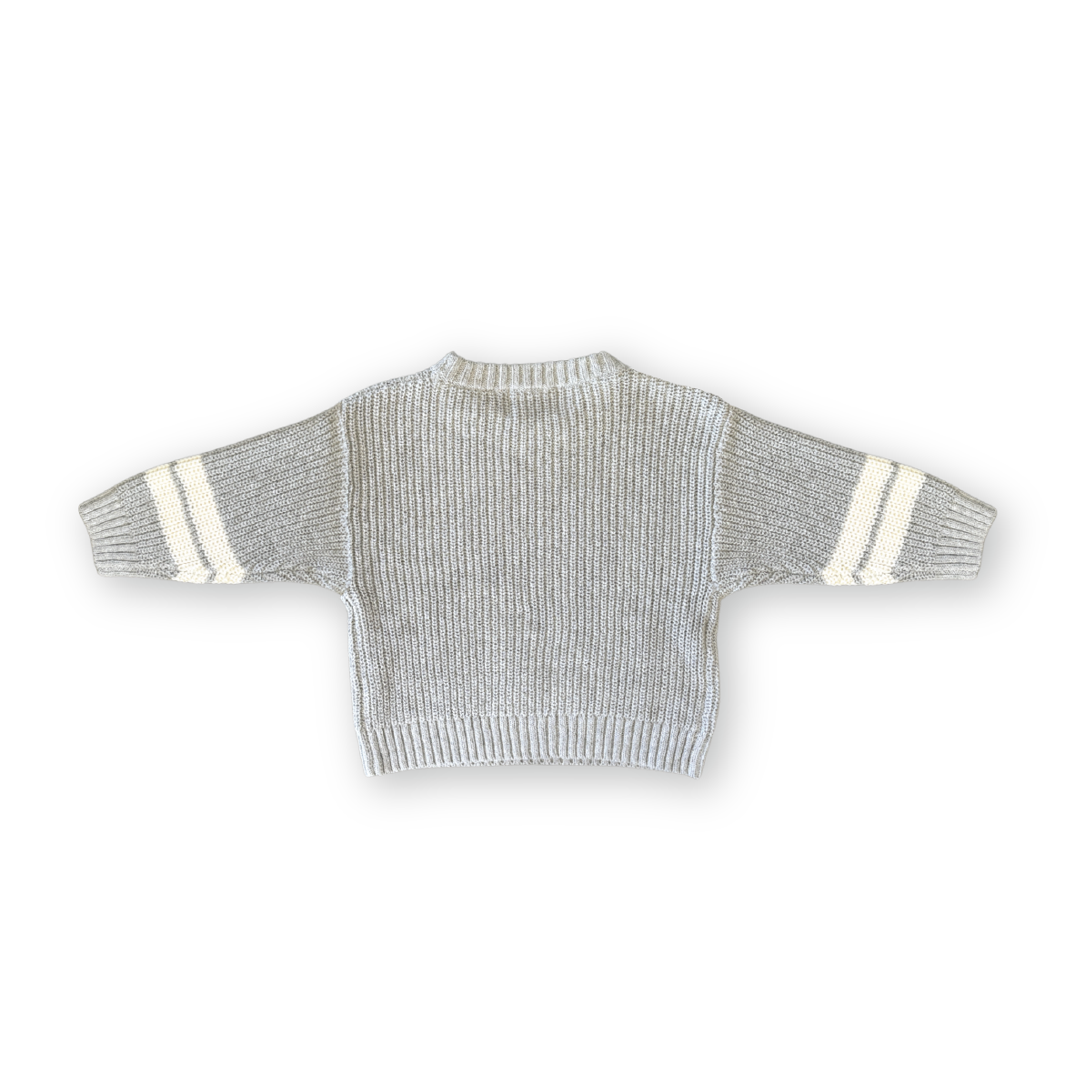 Chunky Rib Pullover Stone