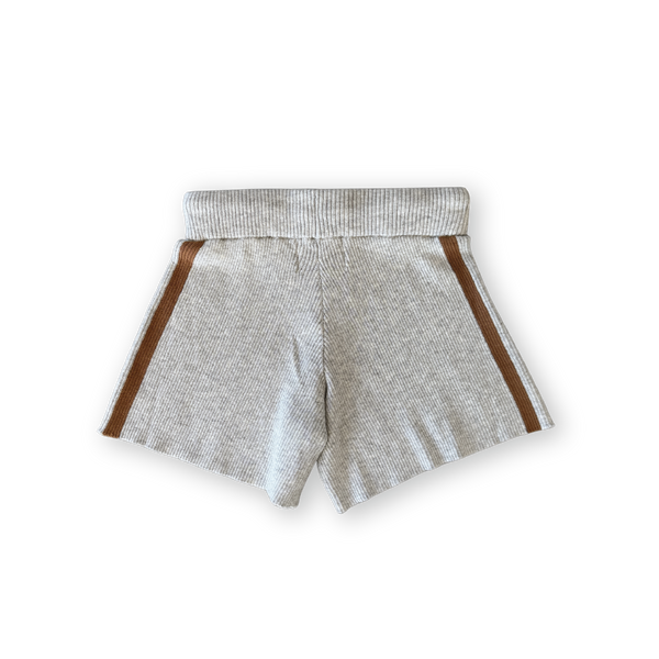 Striped Ribbed Shorts