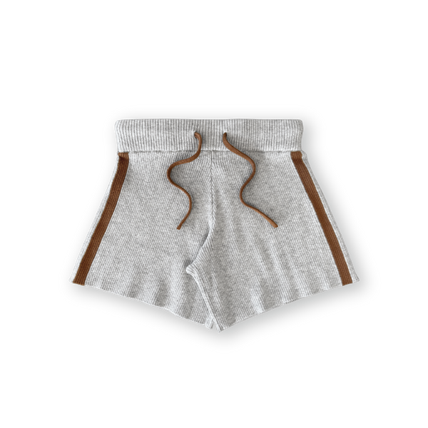 Striped Ribbed Shorts