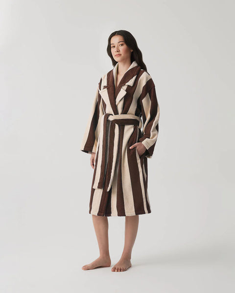 Robe Tiramisu Stripe