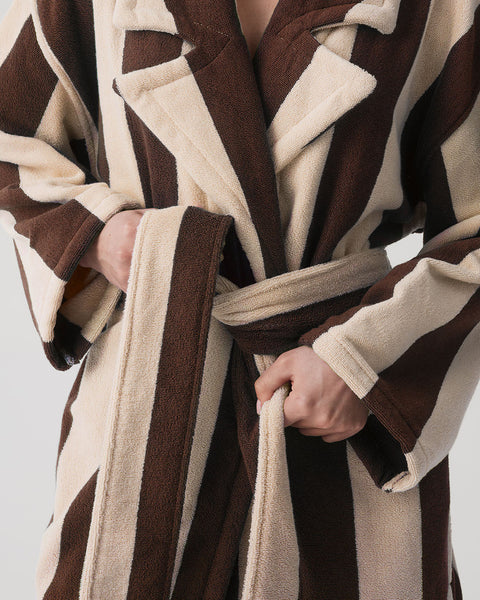 Robe Tiramisu Stripe