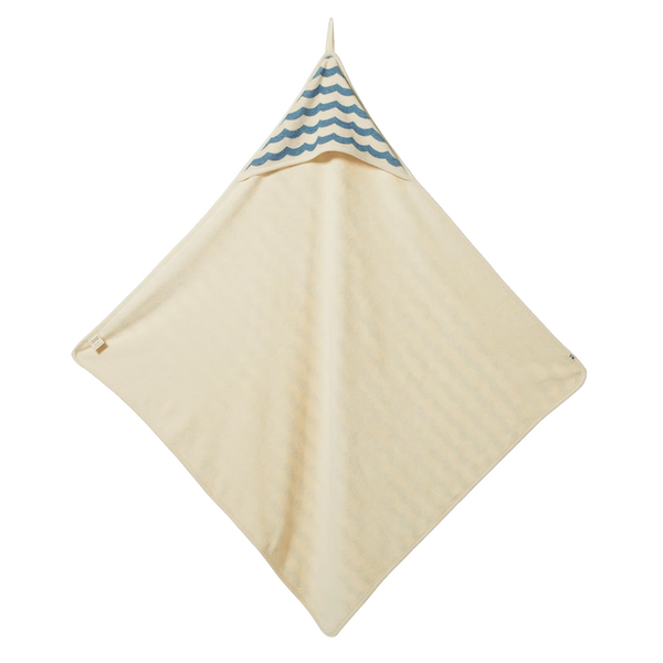 Cotton Hooded Towel Waves