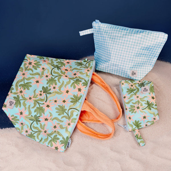 Seaflower Handy Pouch Trio (set of 3)
