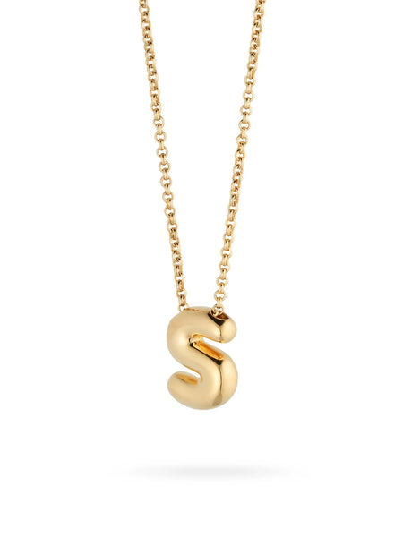 Bubble Letter Necklace - S