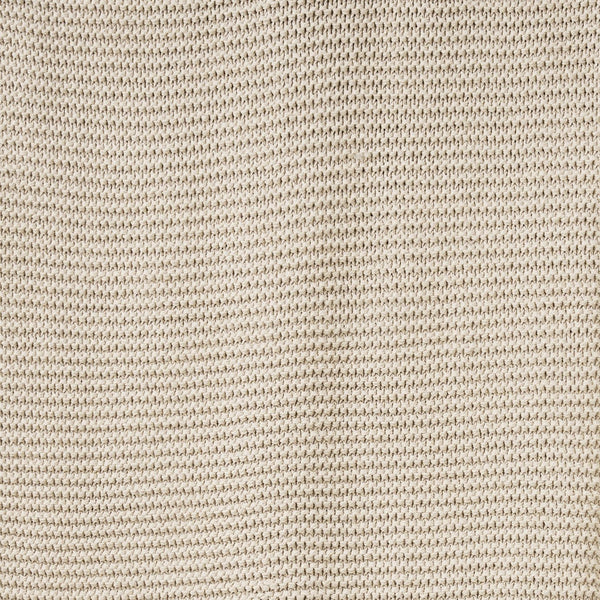 Purl Knit Throw Ivory