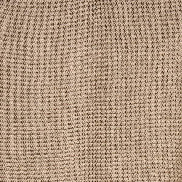 Purl Knit Throw Beige