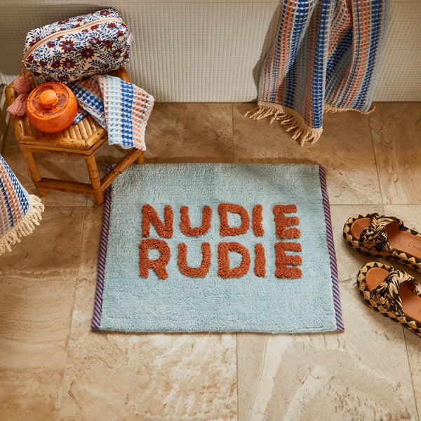 Tula Nudie Rudie Bath Mat Mini Sky