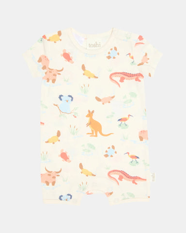 Onesie S/S Banjo Kakadu Dawn