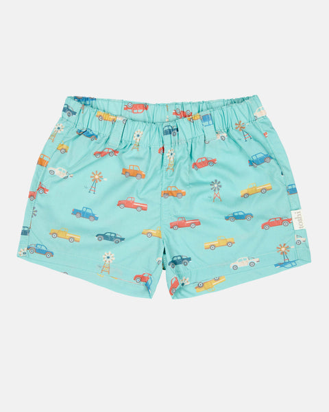 Baby Shorts Banjo Utes Teal