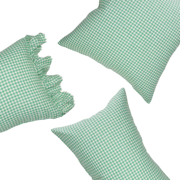 Fresco Gingham Pillowcase Set