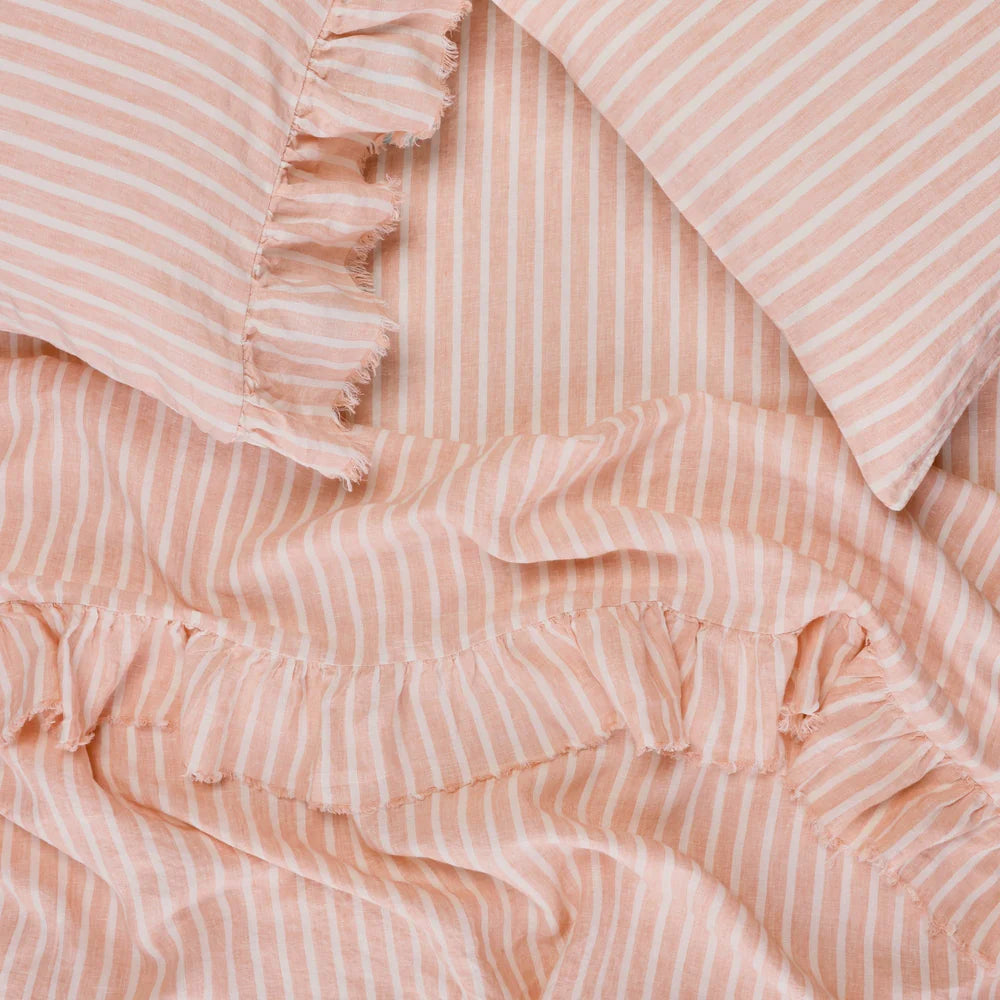 Pesca Stripe Fitted Sheet