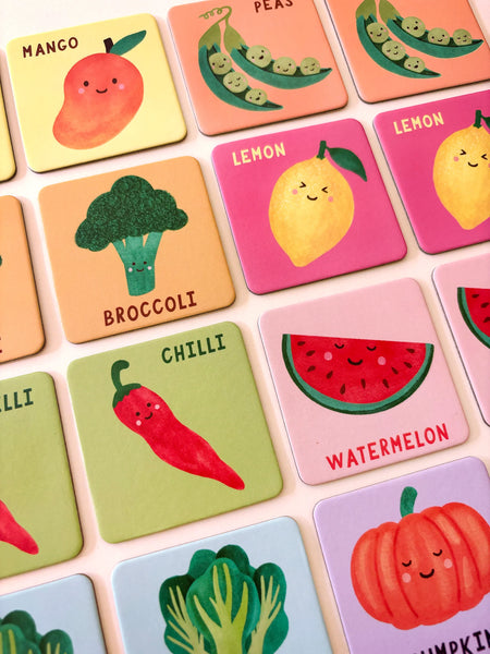 Fruit & Veg Memory Matching Game