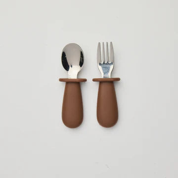 Toddler Cutlery Set Mocha