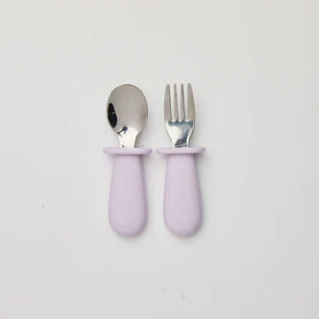 Toddler Cutlery Set Lilac