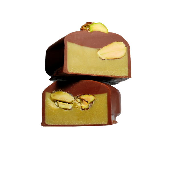 Pistachio Mylk Praline Bar Twin Pack 70gm