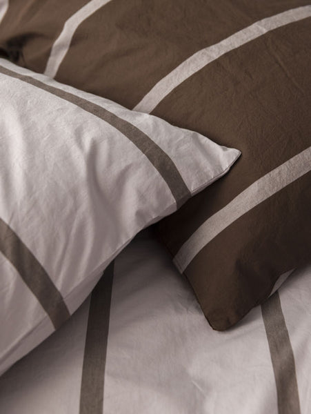 Duo Pillowcase Pair Rye/Pansy