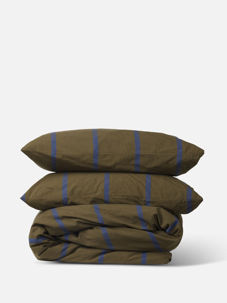 Duo Duvet Cover Ivy/Aegean