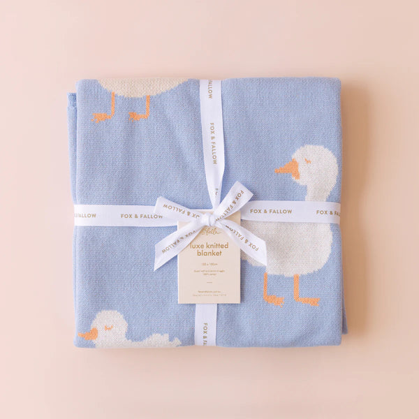 Blue Ducks Blanket
