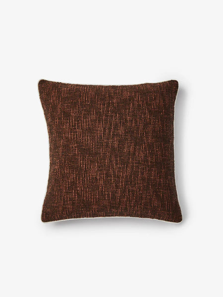 Gem Chocolate Brown Textured Cushion