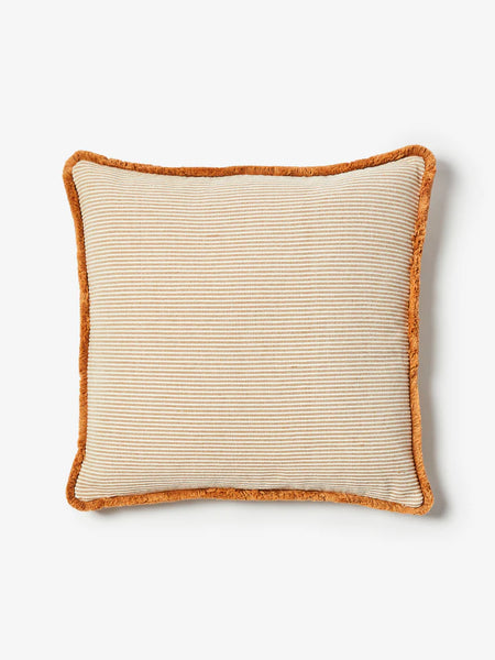 Nile Tan Woven Cotton Cushion