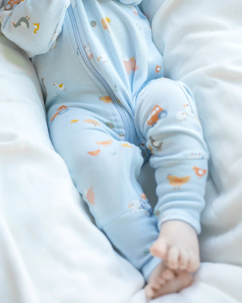 Long Sleeve Onesie Harvest Farm Buddies