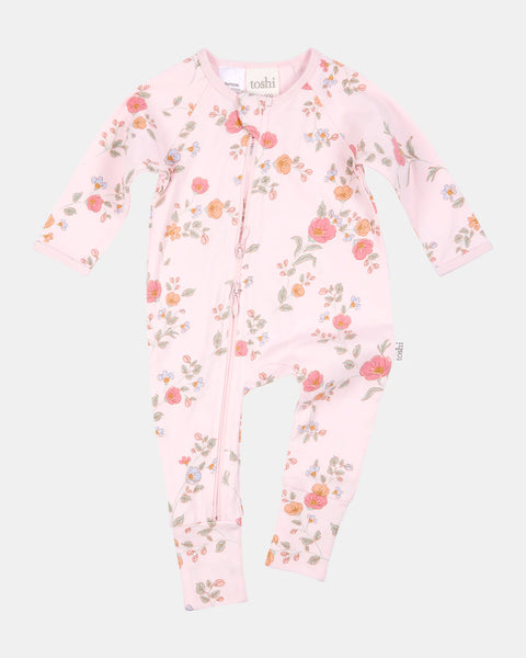 Long Sleeve Onesie Harvest Cottage Garden