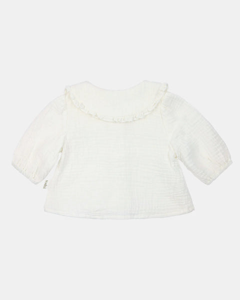 Baby Blouse Peter Pan Cream