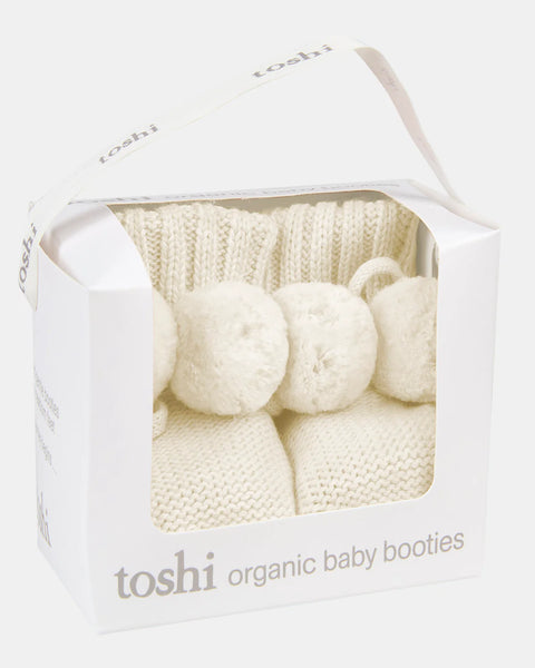 Organic Booties Marley Cream