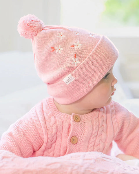 Organic Beanie Mystical Jasmine Rose