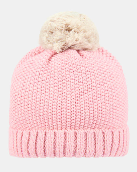 Organic Beanie Bobby Misty Rose