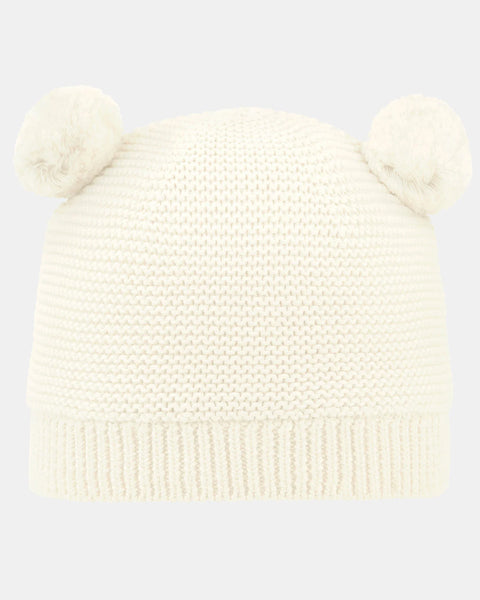 Organic Beanie Snowy Cream