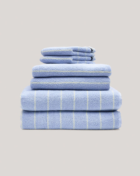 Bath Towels Riviera Pinstripe