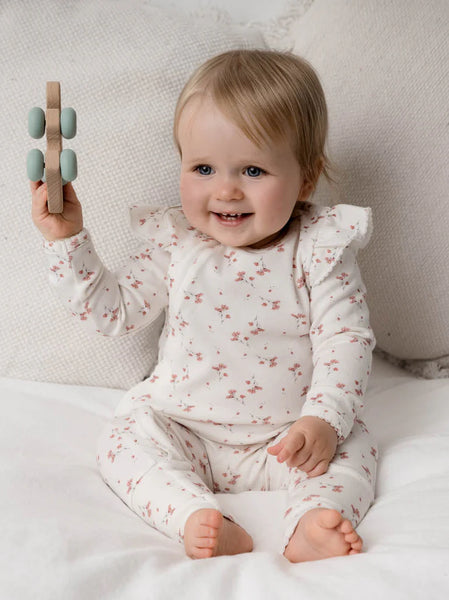 Floral Frill Baby Jumpsuit