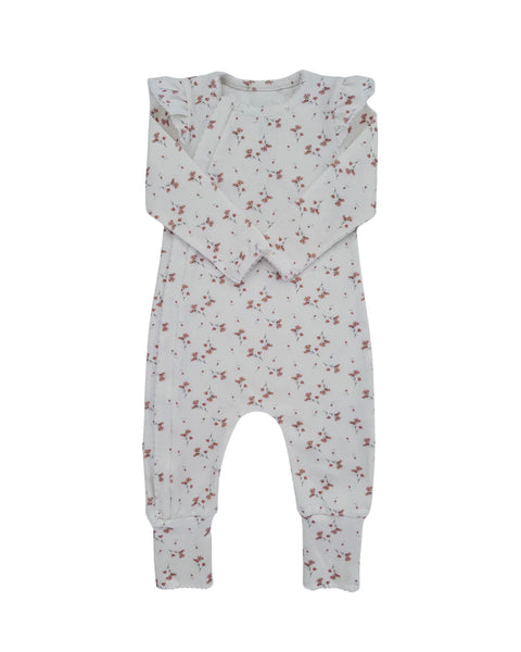Floral Frill Baby Jumpsuit