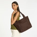Mikah Truffle Recycled Tote Bag