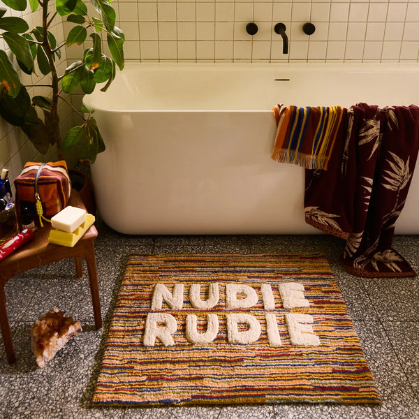 Tula Nudie Bath Mat Burnt Sienna