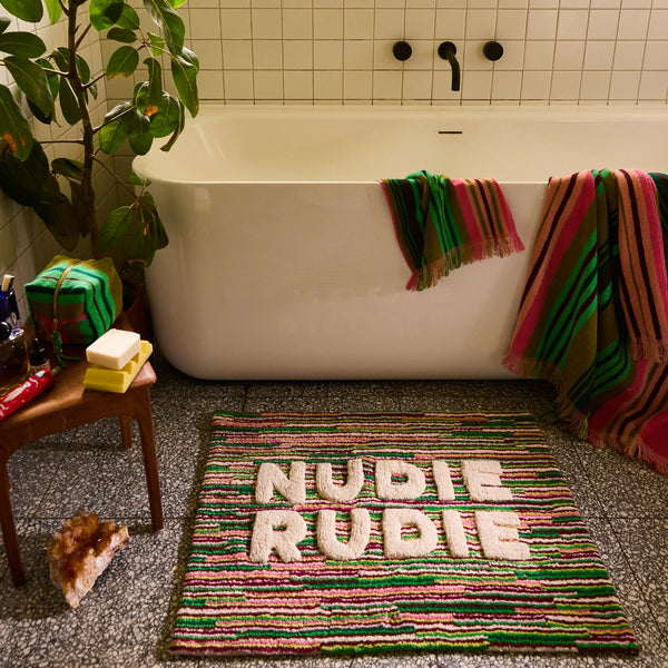 Tula Nudie Bath Mat Rosewood