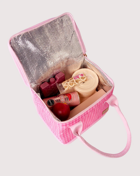 Tickled Pink Gingham Lunchbag