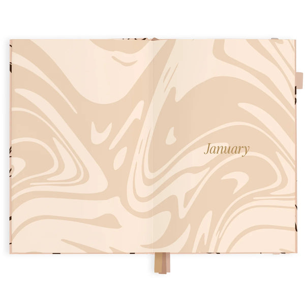 2027 A5 Vertical Planner Amalfi Latte