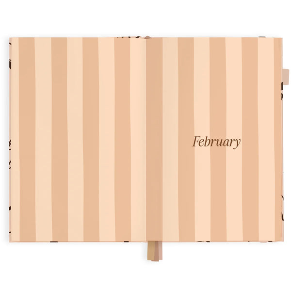 2027 A5 Vertical Planner Amalfi Latte