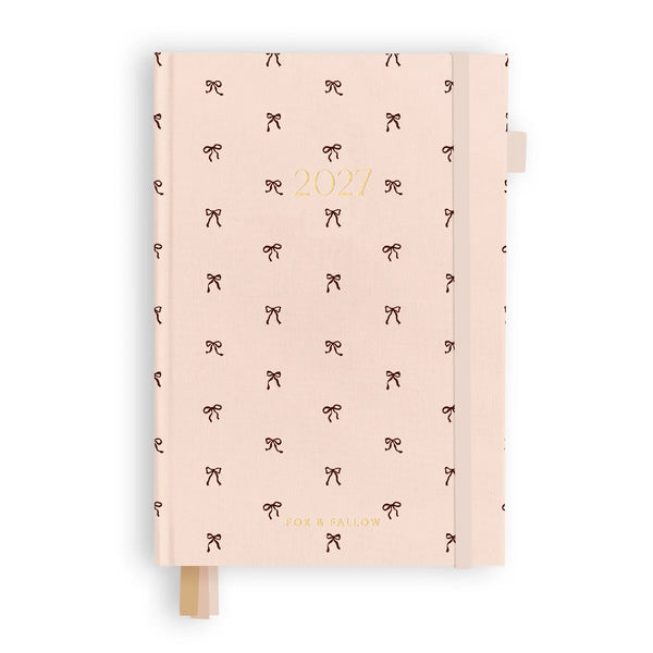 2027 A5 Vertical Planner French Bows
