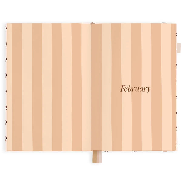 2027 A5 Vertical Planner French Bows