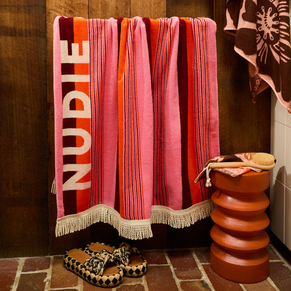 June Nudie Bath Sheet Dahlia