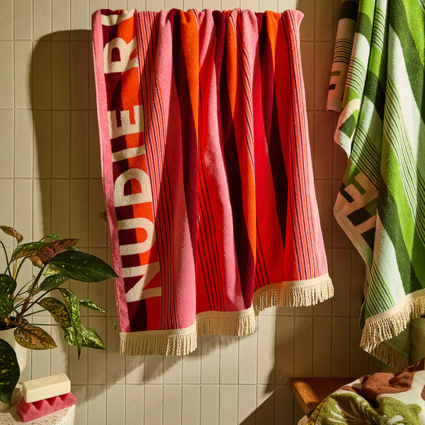 June Nudie Bath Sheet Dahlia